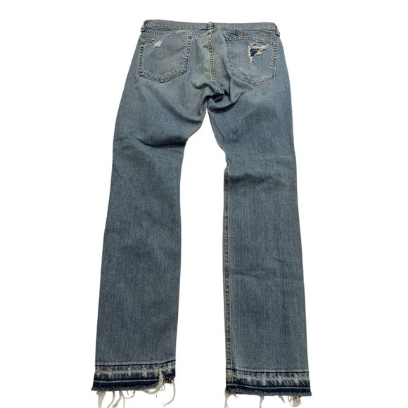 Rag & Bone Dre Distressed Jeans in Kingston - Picture 3 of 5